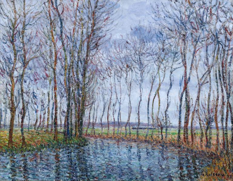 Arbres au bord de la rivière, 1899