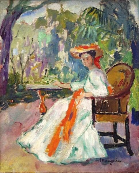 Jeanne au ruban orange, 1907.
