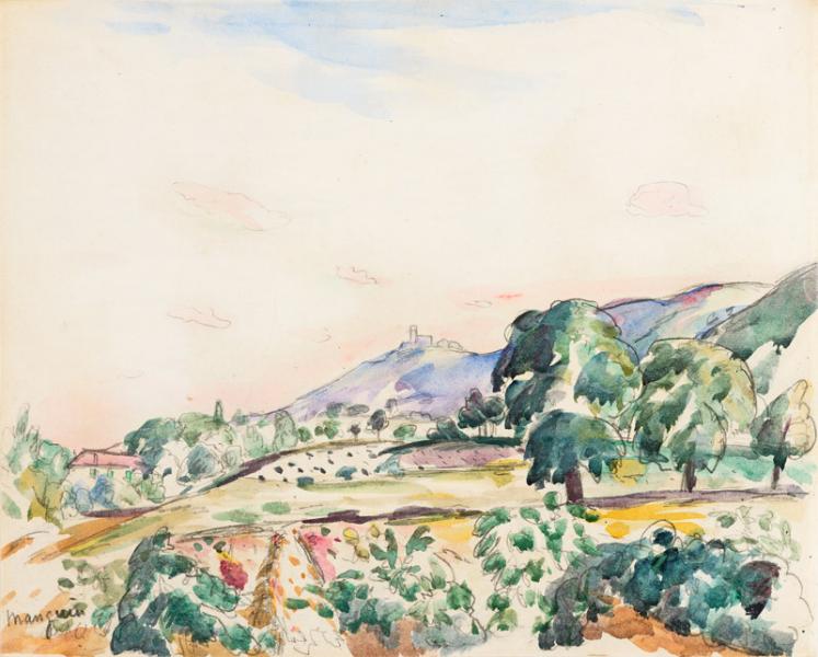 Paysage de Gassin, 1924 Henri MANGUIN