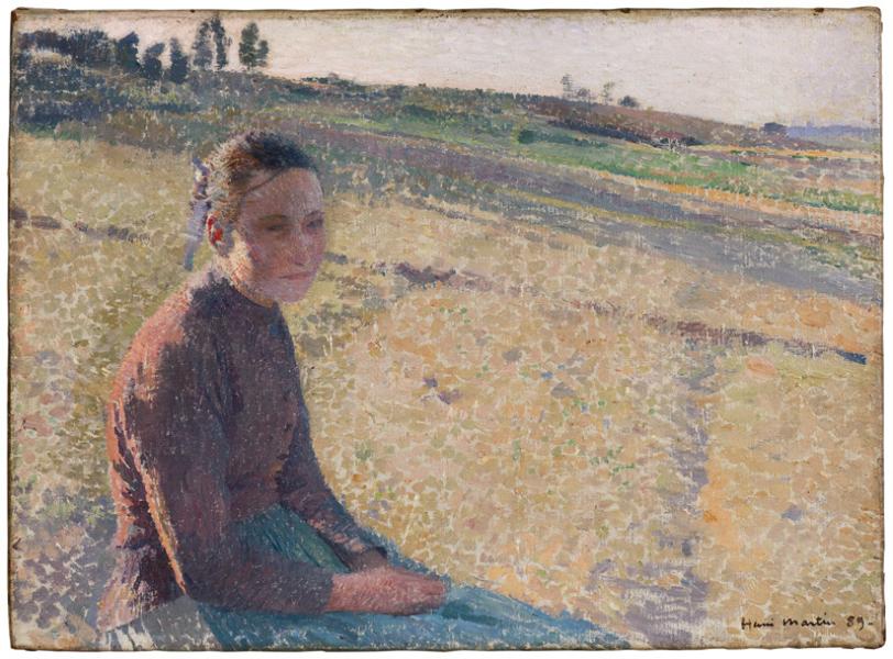 Jeune fille dans un paysage, 1889