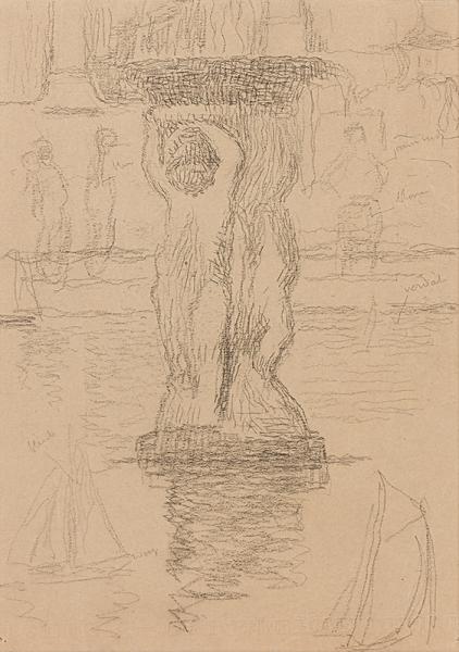 La fontaine du bassin Henri MARTIN