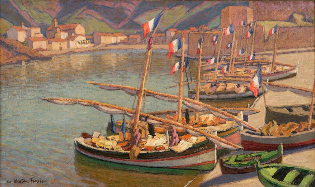 Le port de Collioure Jacques MARTIN FERRIERES