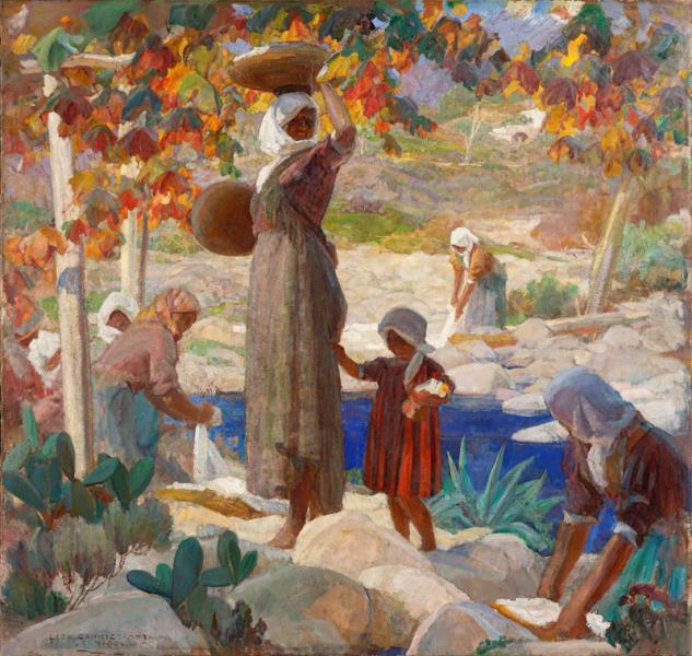 Femmes corses à la fontaine, c.1924