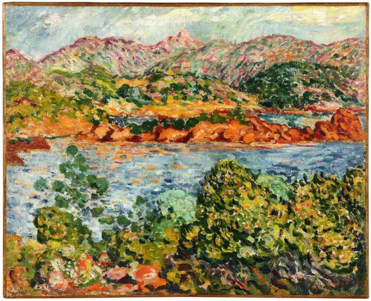 Bord de mer aux rochers rouges à Agay, 1903.