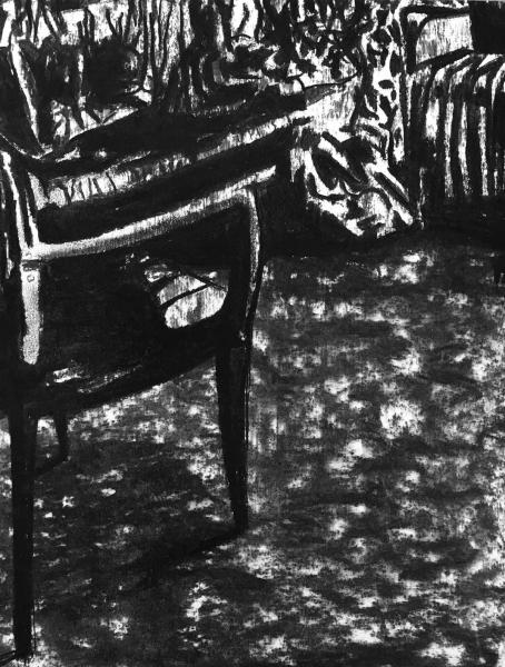 Série "La salle d'attente", 2016. Dessin sans titre n°7.