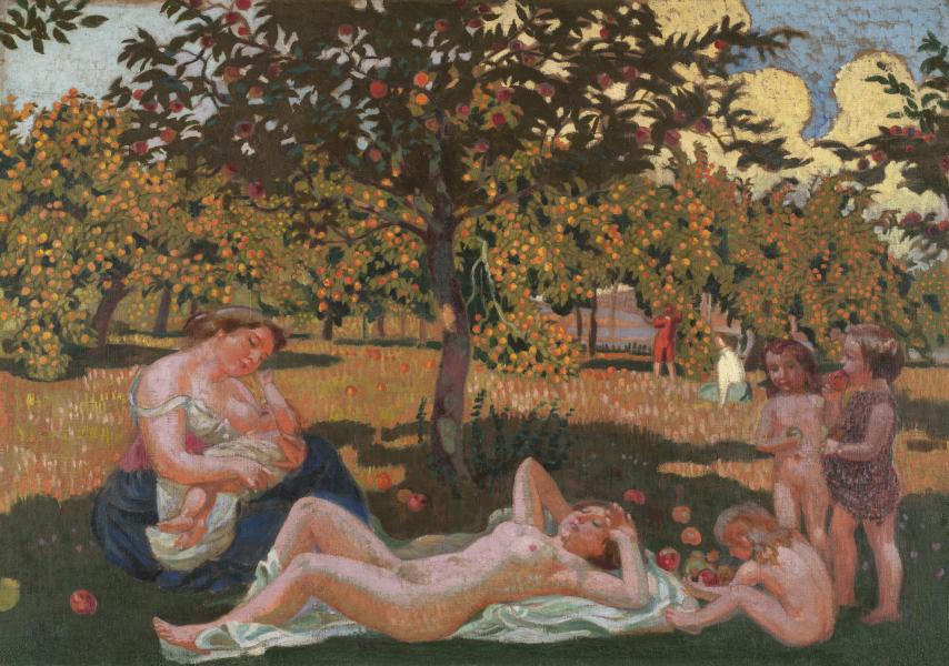 Bucolique d'Automne ou L'Heureux Verger, 1906 Maurice DENIS