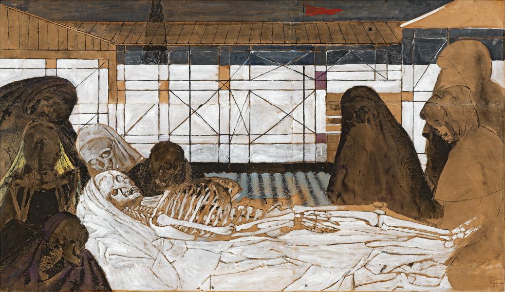 La mise au tombeau, 1953 Paul DELVAUX