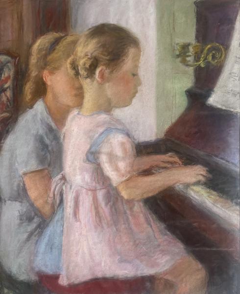 Les fillettes au piano