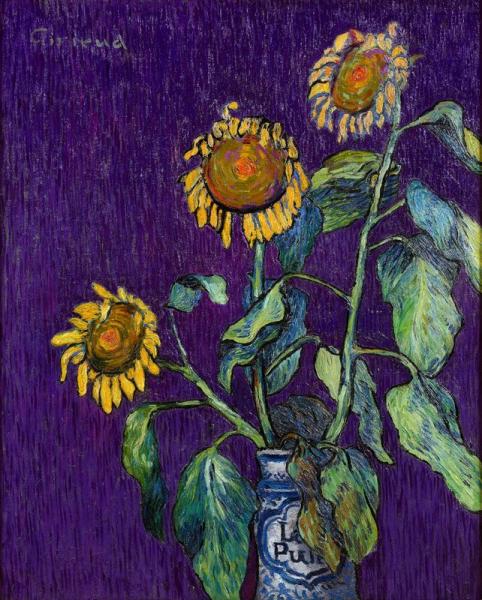 Tournesols, vers 1908.