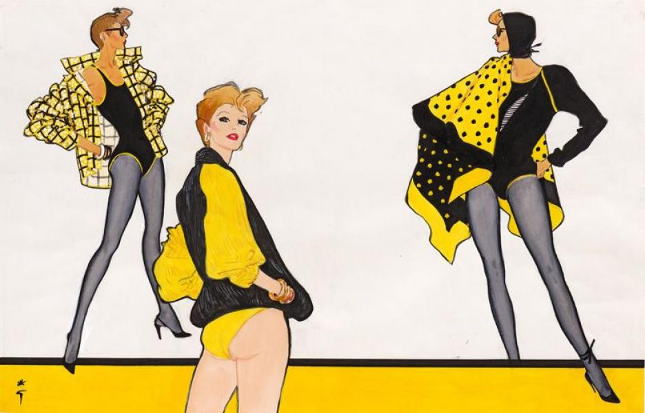 En jaune et noir, à pois ou à carreaux.