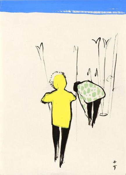 Les skieurs