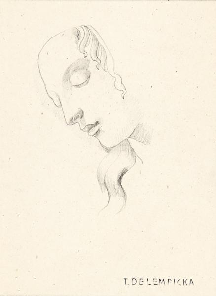 Madone (profil), c. 1924 Tamara de LEMPICKA