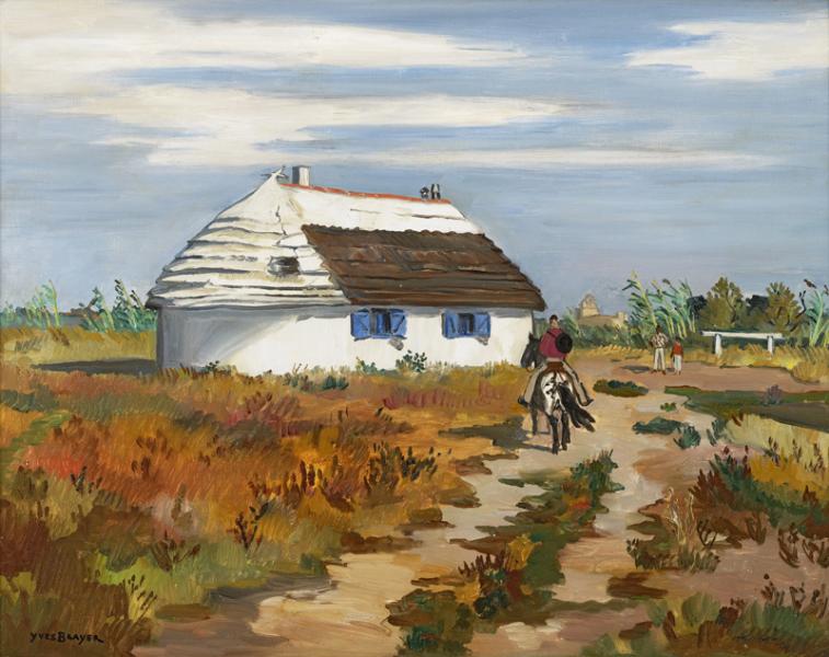 La cabane du peintre, Camargue Yves BRAYER