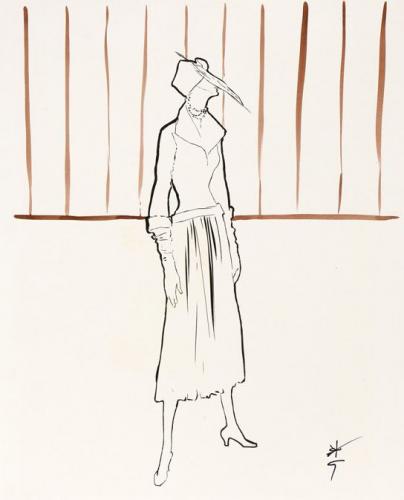Dessin de mode René GRUAU