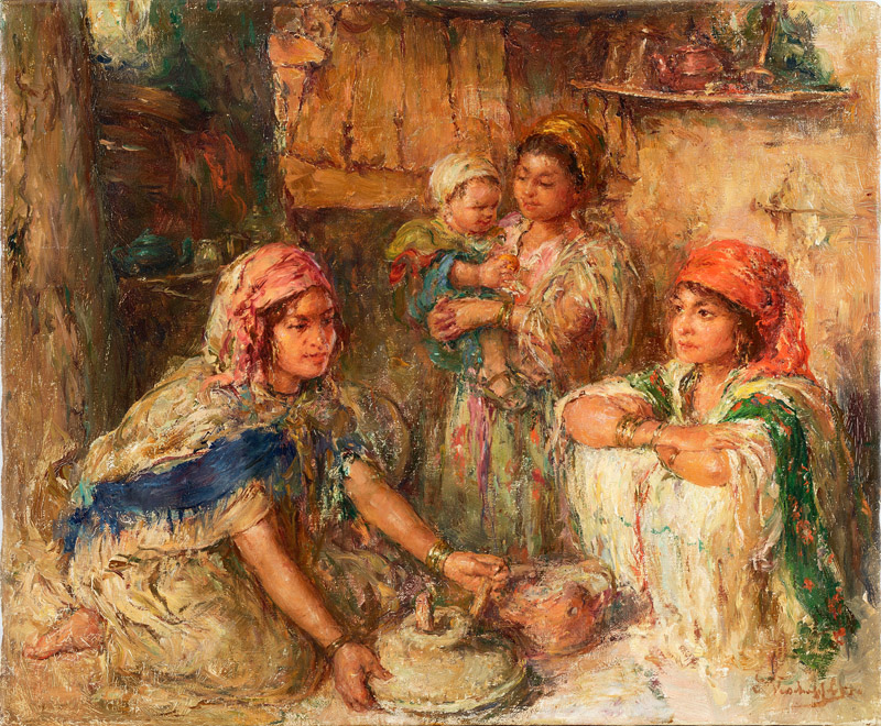 Réunion de personnages par Edouard VERSCHAFFELT sur le site de la